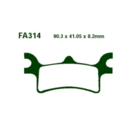 Bremsbel&auml;ge Bremsklotz Sinter R EBC FA314R