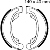 Bremsbacken mit Feder EBC H313