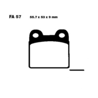 Bremsbel&auml;ge Bremsklotz Standard EBC FA057