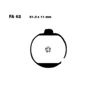 Bremsbel&auml;ge Bremsklotz Standard EBC FA062