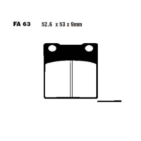 Bremsbel&auml;ge Bremsklotz Sinter HH EBC FA063HH