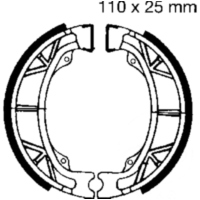Bremsbacken mit Feder EBC H303