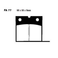 Bremsbel&auml;ge Bremsklotz Standard EBC FA077