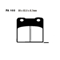 Bremsbel&auml;ge Bremsklotz Sinter HH EBC FA103HH
