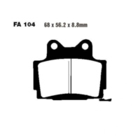Bremsbel&auml;ge Bremsklotz Sinter HH EBC FA104HH