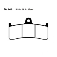 Bremsbel&auml;ge Bremsklotz Sinter HH EBC FA249HH