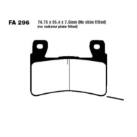 Bremsbel&auml;ge Bremsklotz Sinter GPFAX EBC GPFAX296HH