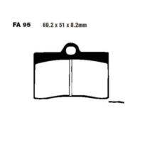 Bremsbel&auml;ge Bremsklotz Sinter EPFA EBC EPFA095HH