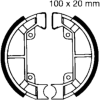 Bremsbacken ohne Feder EBC 886
