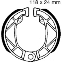 Bremsbacken mit Feder EBC 995