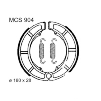 Bremsbacken mit Feder TRW MCS904
