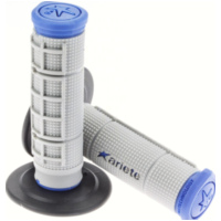 MotorradGriffgummi, Griffgummi Lenkergriffe (Paar) MX TRINITY 115mm/grau-blau-schwarz