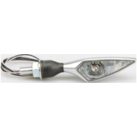 Blinkleuchte, Blinklicht Micro Rhombus LED, seidenmatt Verchromt FL/RR