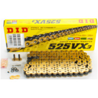 Kette X-Ring verst&auml;rkt VX3, 525, 94, G&B mit Hohlnietschlo&szlig; / nutzbar bis 96kW (130PS) / bis 1000ccm