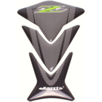 Tankprotektor - f&uuml;r: Kawasaki - gr&uuml;n-carbon-schwarz