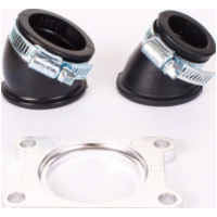 Ansaugkr&uuml;mmer, Ansaugbr&uuml;cke, Ansaugspinne Ansaugstutzen Racing zweiteilig 24 und 32mm f&uuml;r Derbi D50B0, EBE, EBS