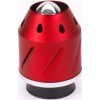 Luftfilter Grenade rot gerade 35/48mm Anschluss (inkl. Adapter)