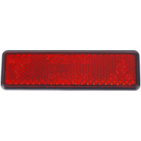 Reflektor hinten rechteckig rot