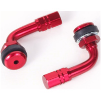 Ventilsatz f&uuml;r Reifen 90&deg; - rot &Oslash; 11,3 mm