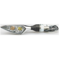 Blinkleuchte, Blinklicht Micro Rhombus PL chrom FR/RL