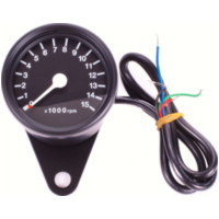 Umdrehungsmesser, Tourenz&auml;hler Drehzahlmesser universal D60mm
