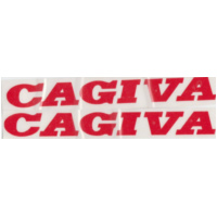 Sticker Aufkleber rot (Abziehfolie) f&uuml;r: Gilera 20cm 2St