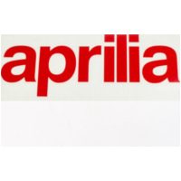 Sticker Aufkleber f&uuml;r: Aprilia Schrift rot