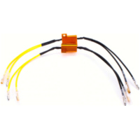 Leistungswiderstand 8,2 Ohm - 25W f&uuml;r LED Blinker ( inkl.Kabel ) Paar