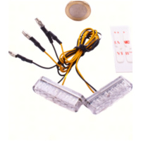 klar Glas LED Einbaublinker , E-gepr&uuml;ft, 4cm lang