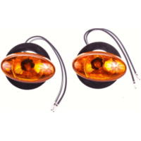 SHIN YO Mini-Verkleidungsblinker, schwarz, get&ouml;nt, E-gepr., Paar