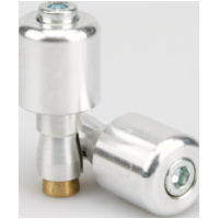Lenkergewichte Lenkerenden Alu Set silber MCL 202 C