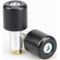 Lenkergewichte Lenkerenden Alu Set schwarz