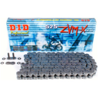 Motorradkette, Antriebskette Kette X-Ring super verst&auml;rkt ZVMX Schwarz, 525, 116 mit Hohlnietschlo&szlig; / empfohlen ab 88kW (120PS) / bis 1100ccm