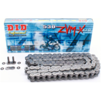 Motorradkette, Antriebskette Kette X-Ring super verst&auml;rkt ZVMX Schwarz, 530, 106 mit Hohlnietschlo&szlig; / empfohlen ab 88kW (120PS) / bis 1300ccm