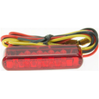 SHIN YO LED-R&uuml;cklicht SHORTY, rotes Glas, E-gepr.