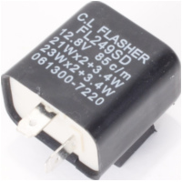 Blinkgeber Blinkrelais 12,8V 21Wx2 +3,4 2-polig (KAWA/SUZ)