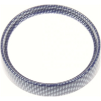 ACE-RCB Austauschcover rund Carbonoptik blau