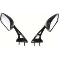 Lenkerspiegel Spiegel "Sport" schwarz M6 Rechtsgewinde (Set)