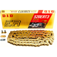 ERT3 G&G Moto Cross Kette -250ccm, 520, 114 mit Clipschlo&szlig; / empfohlen im Offroadeinsatz bis ca. 44,15kW (60PS) / bis 250ccm