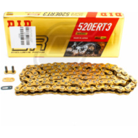 ERT3 G&G Moto Cross Kette -250ccm, 520, 116 mit Clipschlo&szlig; / empfohlen im Offroadeinsatz bis ca. 44,15kW (60PS) / bis 250ccm