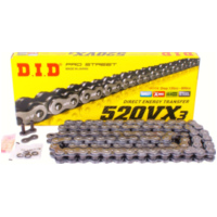 Kette X-Ring VX3 520, 114 Schwarz mit Hohlnietschlo&szlig; / nutzbar bis 96kW (130PS) / bis 750ccm