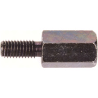 Lenkerspiegel Spiegeladapter 8 mm Aussengewinde linksgew./ 8 mm Innengewinde (Spiegel) linksgew. Schwarz