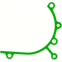 Motordichtung, Motorgeh&auml;use Dichtung Motorgeh&auml;usedichtung links klein Vergl.-nr. 11344-MCF-000