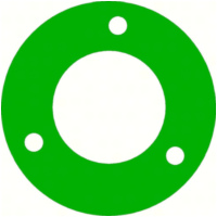 Luftfilterkastenflanschdichtung Vergl.-nr. 11009-2416 f&uuml;r: Kawasaki Stromgenerator GA1000A