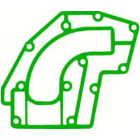 Auspuffanlage, Schalld&auml;mpfer Auspuffgeh&auml;usedichtung Vergl.-nr. 6K8-41114-A1