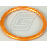 46,5 x 38,5 x 4,0 (Au&szlig;en/Innen/H&ouml;he) Kr&uuml;mmerdichtung Kupfer-Hohlring  (Vergl.Nr: 18067-013 / 11009-1840)