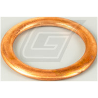 44,8 x 33,1 x 4,0 (Au&szlig;en/Innen/H&ouml;he) Kr&uuml;mmerdichtung Kupfer-Hohlring (Vergl.Nr: 18067-020 / 11060-1242)