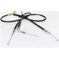 Bowdenzug, Seilzug, Gasbowdenzug Gaszugset f&uuml;r Suzuki Intruder 1400 mit Befestigungsplatte f&uuml;r oberen Anschluss (Vergl.nr: 58300-38B30)