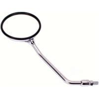 Lenkerspiegel Spiegel rechts chrom (Rechtsgewinde M10 / 125) einzeln