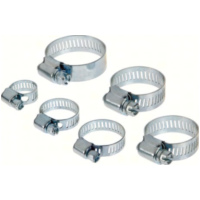 Schlauchschellen aus Stahl, 26 St.